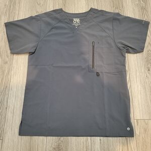 BARCO ONE (Gray's Anatomy) Stretch, Ventilated Mesh, Men's Scrub Pants, Steel Co